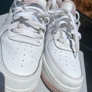 Air Force ones white iced lilac